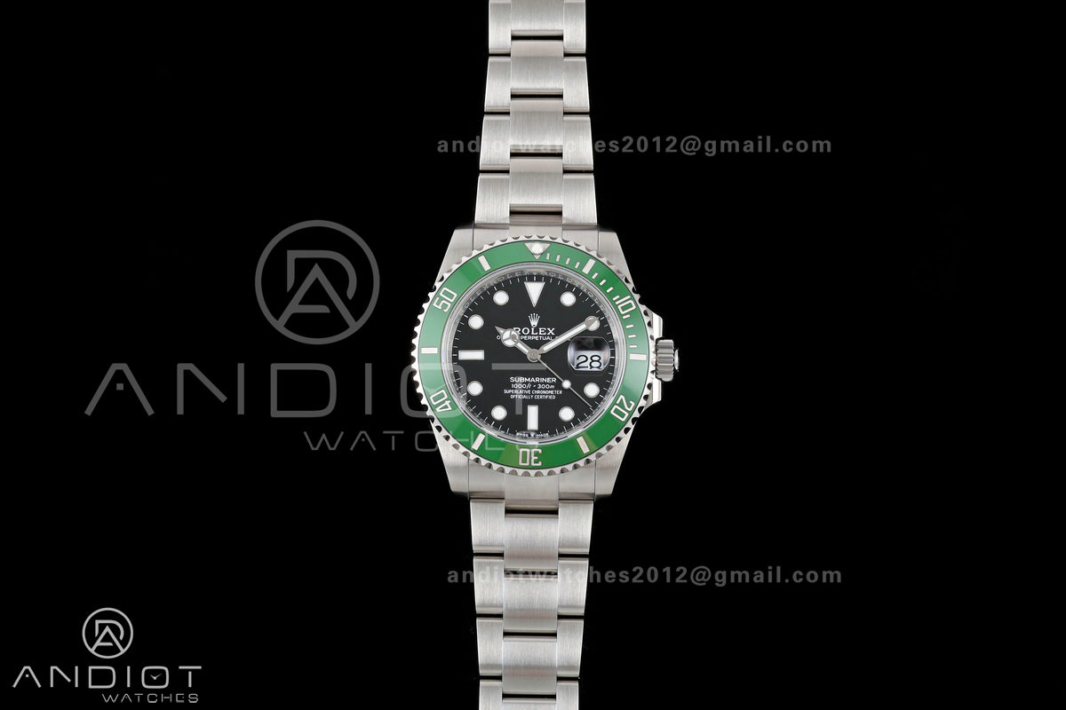 Submariner 41mm 126610 LV MK2 Kermit RICH 1:1 Starbucks Best Edition 904L SS Case and Bracelet JH3285 V2